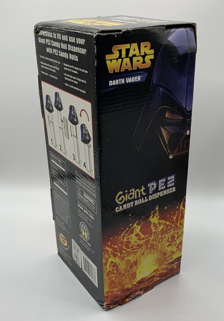 Star Wars Black Collectible Darth Vader Giant Pez Dispenser 2005 New w/Box | eBay