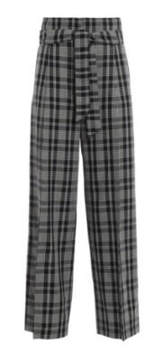 WEEKEND MAX MARA CINA PLAID WOOL PANTS size 6 NWT | eBay