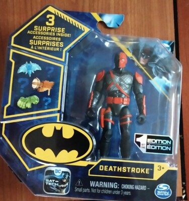 DEATH STROKE 1st Edition 4  Figure 2021 DC Spin Master toy collectible New MOSC