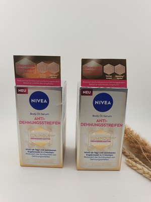 Nivea Anti Dehnungstreifen Luminous 630 Boyd Oil Serum 2x 100 ml NEU auch ältere