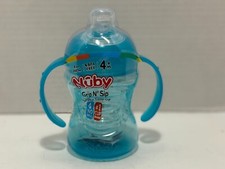 Nuby Grip N' Sip 1st Sipeez Sippy Cup - Easy-to-Hold Handle - No Spill -BPA Free