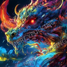 Dragon - Digital AI Art Image (4k HD) High Resolution Print Download