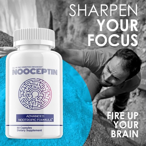 Nooceptin Nootropic Pills - Nooceptin Supplement For Brain Health - 2 Pack - Picture 6 of 6