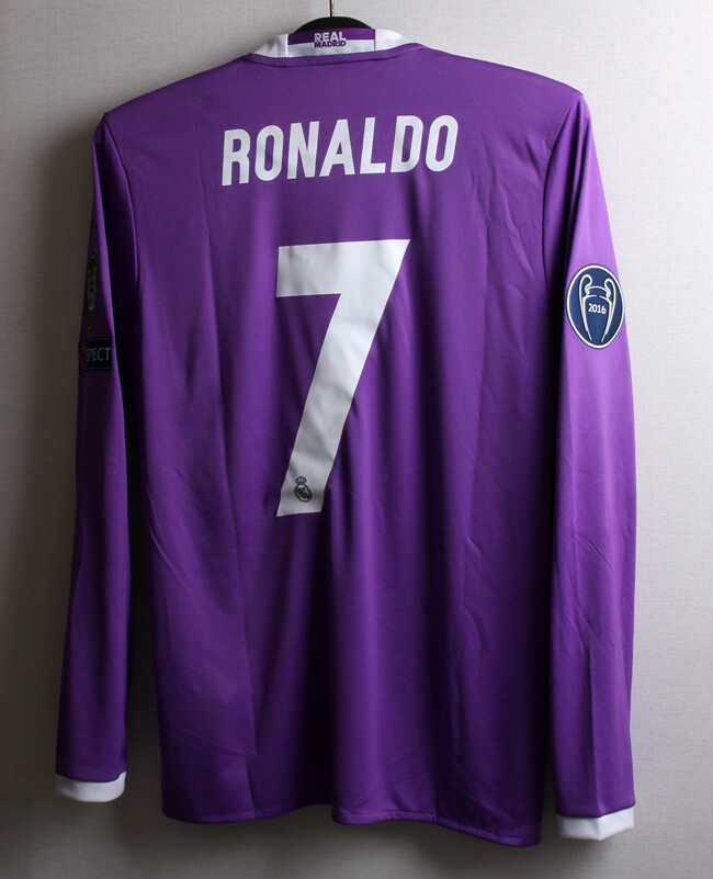 16 17 Real Madrid Away L S No 7 Ronaldo 17 Uefa Cl Final 16 17 Rmcf Jersey Ebay 16 17 Real Madrid Away L S No 7 Ronaldo 17 Uefa Cl Final 16 17 Rmcf Jersey Ebay