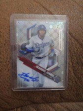 2018 BOWMAN HIGH TEK IBANDEL ISABEL AUTOGRAPH CARD LOS ANGELES DODGERS 