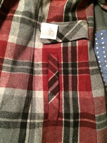 Ladies jackets by Covington Size Small NWT Missy Wine Plaid $100 - Picture 7 of 11
