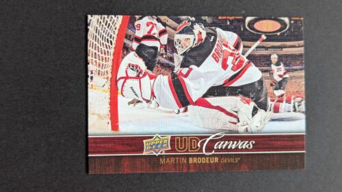 2012-13 UD Series One UD Canvas Martin Brodeur Devils
