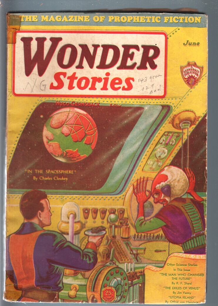 珍品 1931 PULP MAGAZINE: 'WONDER STORIES' Wonder Stories--June 1931--Pulp Magazine--Gernsback--G/VG | eBay