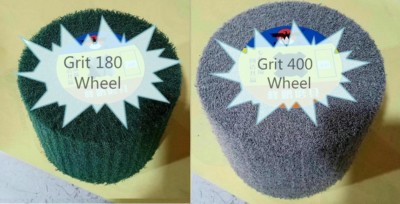 Wire Drawing Polishing Burnishing Wheel Grit 180 Grit 400 for Burnisher Sander 