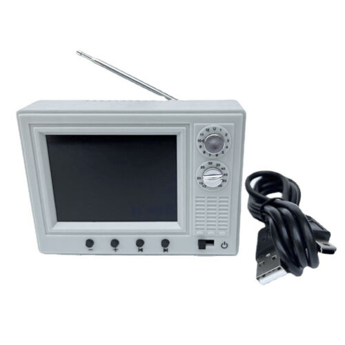 1 PC 1:12 Miniature Doll Furniture Retro TV Player Television Support AMV AVI - Picture 1 of 25