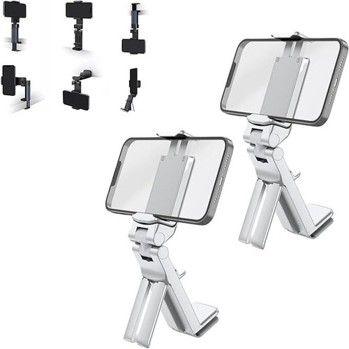 360°Rotate Folding Telescopic Phone Holder, Multifunctional Anti-Slip Phone Hold - Zdjęcie 5 z 12