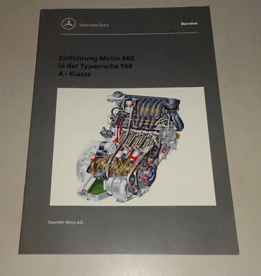 Werkstatthandbuch Mercedes A-Klasse W168 170 CDi Dieselmotor OM 668 von 1998 - Bild 1 von 3
