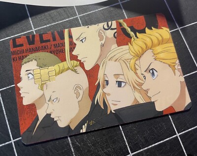 Revengers Card Skin - Mikey and the Gang Waterproof and UV Resistant - Laminated