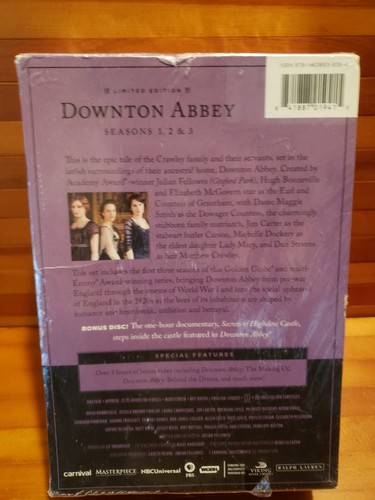 Masterpiece: Downton Abbey Seasons 1, 2 & 3 Deluxe Limited Edition BONUS SEALED - Imagen 4 de 14