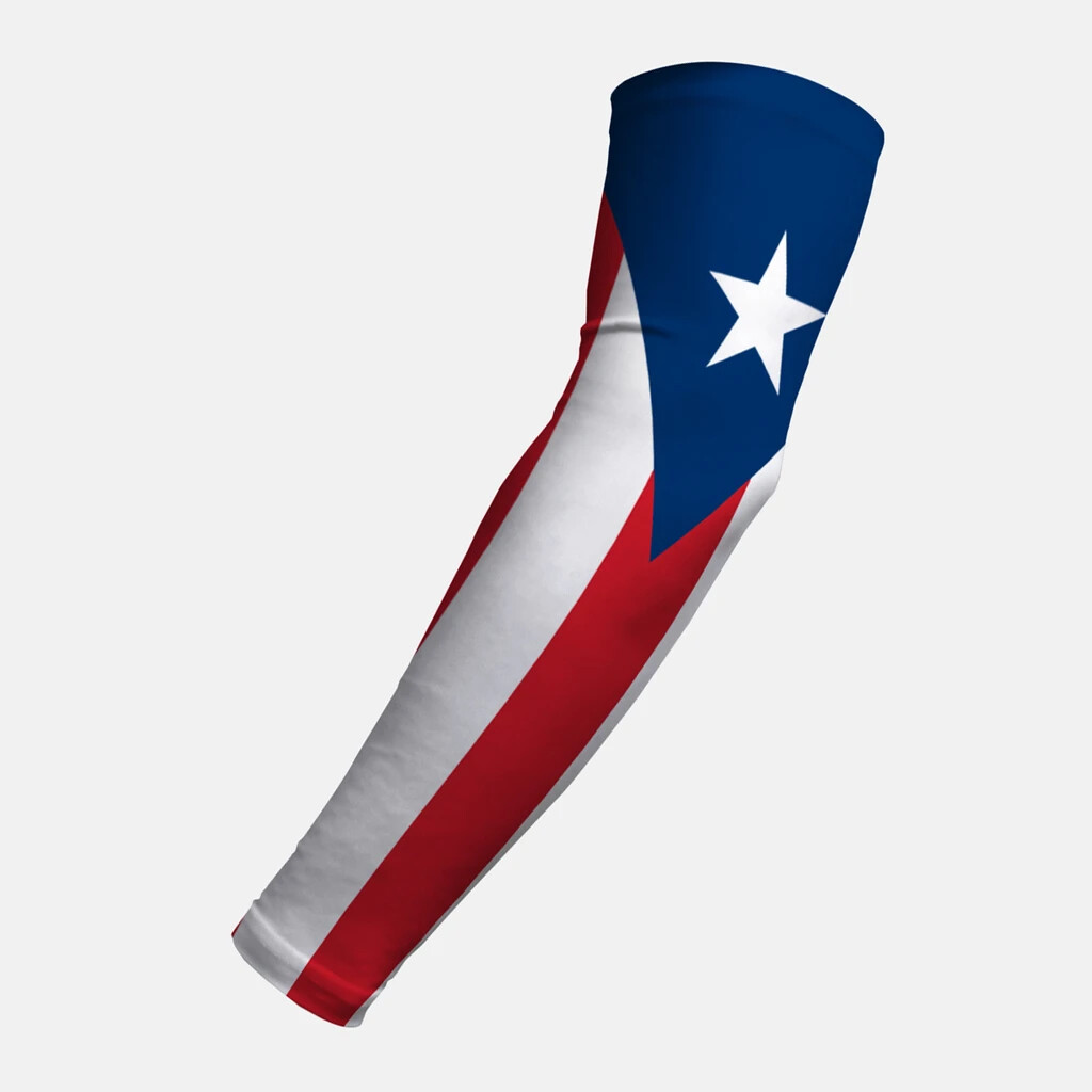 Puerto Rico Flag Arm Sleeve Sports Basketball Baseball Gamer Puerto Rican |  eBay