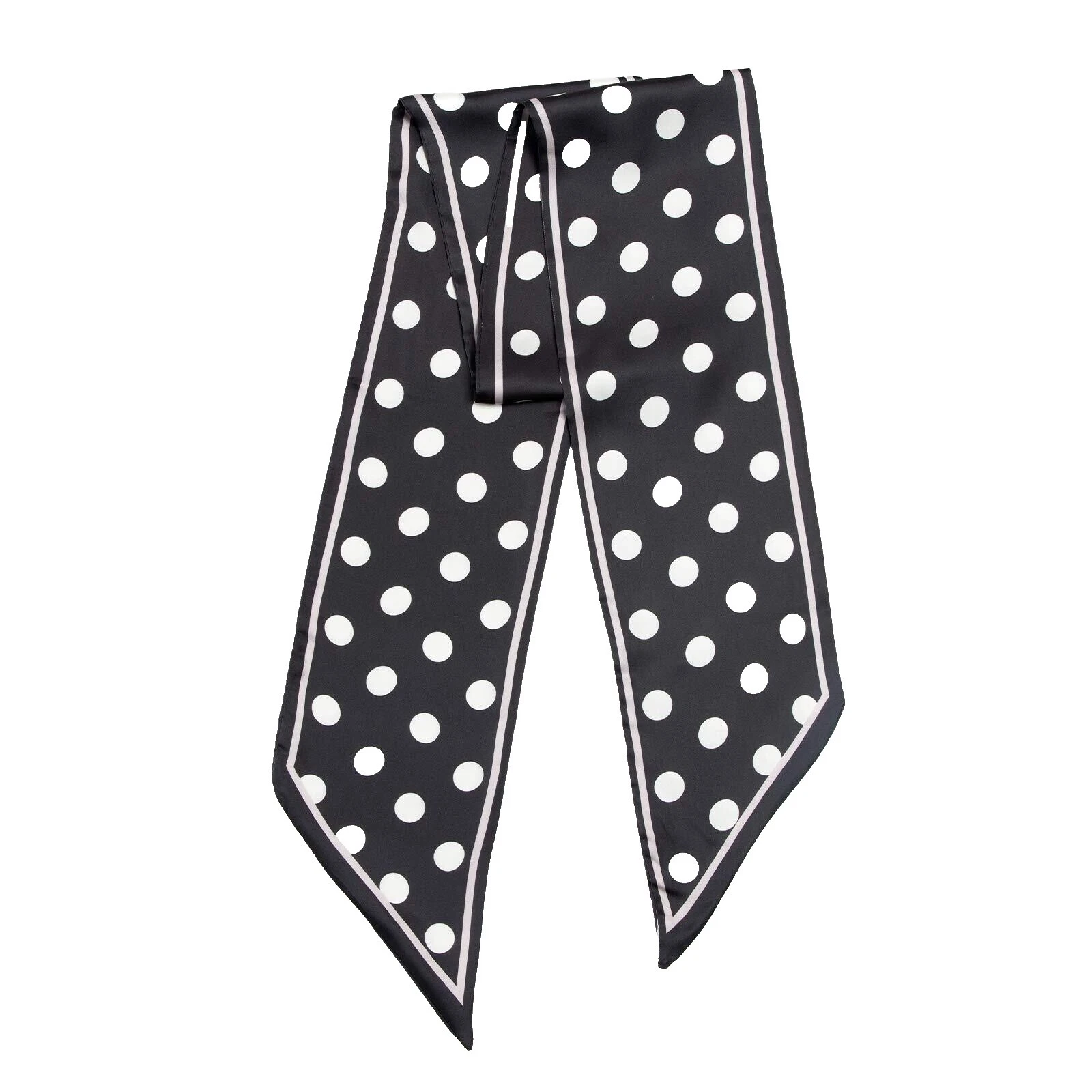Polka Dot Silk Multicolor Scarves & Wraps for Women