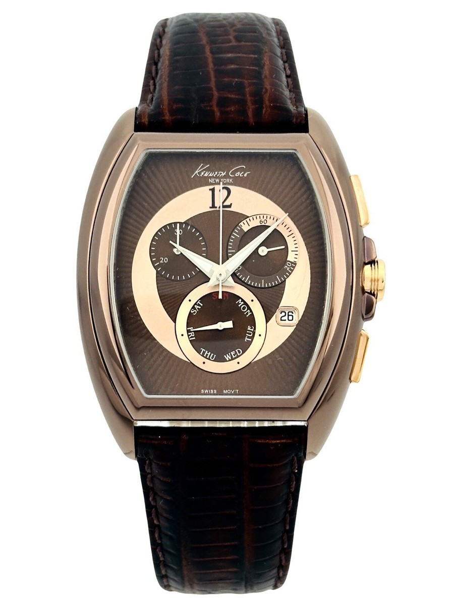 Kenneth Cole Men\'s Leather Japanese Quartz Watch Kenneth Cole New York Men main image 4