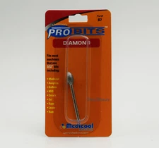 Medicool Pro Bits Diamond Football Medium Bit 3/32'' Shank | B7