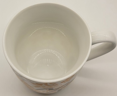 Pier 1 Imports Ava Buchstabe K Initialen Monogramm 12 Unzen Steingut Kaffeebecher Tasse - Bild 5 von 6