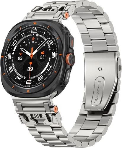 Armor Stainless Steel Strap For Samsung Galaxy Watch 7 Ultra 47mm Band Bracelet - Picture 39 of 47