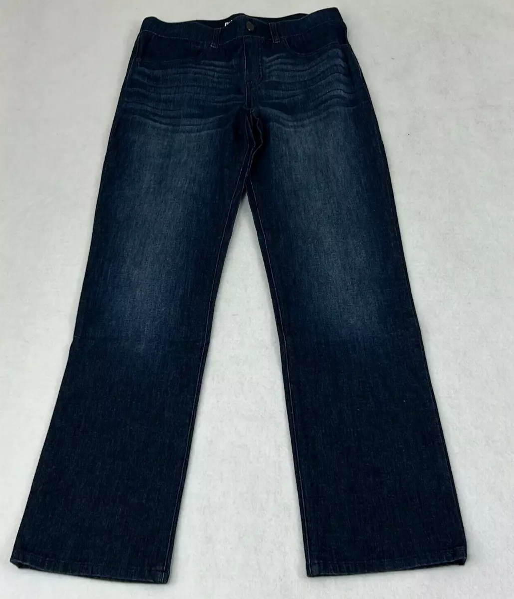 Betabrand Blue 4 Pocket Yoga Denim Jeans Womens Size Medium Petite