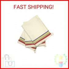 Aunt Martha's 18-Inch by 28-Inch Package of 3 Vintage Dish Towels,Cotton, Multi