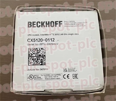 New In Box Beckhoff CX5120-0112 PLC Module CX5120-0112 CX5120-0112 Free shipping