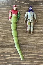 1987 G.I. Joe Gyro Viper Cobra Mamba Pilot (V1) & ARAH Golobulus Action Figures