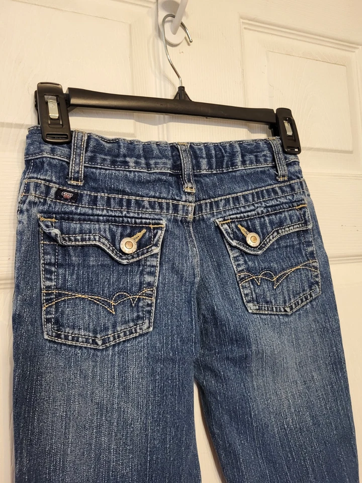 Vaqueros niña Cruel talla 7 algodón corte bota Foto 4 de 4