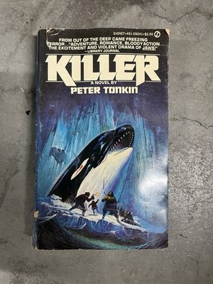 KILLER By Peter Tonkin 1980 Original Signet RARE Paperback from Hell 1st Print