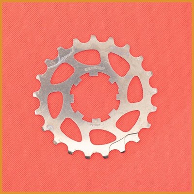 CAMPAGNOLO RECORD TITANIUM 21t COG 9 SPEED CASSETTE RENNRAD VINTAGE 9S 21 T