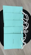 Tiffany  Co. Small Blue Paper Shopping Gift Bag 7"x 8"x 3.5" Choose quantities