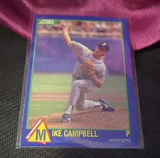 1989 Score 100 Hottest Rookies Mike Campbell Seattle Mariners Rookie Card #86. rookie card picture