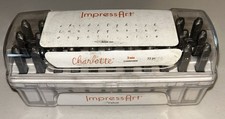 ImpressArt Charlotte 3mm Lowercase Metal Stamps   33pc Set