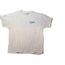 Krispy Kreme Doughnuts White  T-Shirt Mens Hanes Beefy T Large  C10