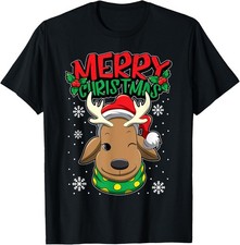 Christmas Reindeer - Sweet Christmas Animals T-Shirt