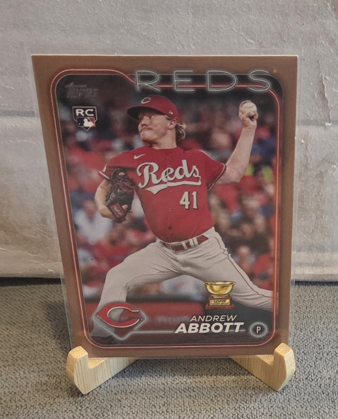 MLB Topps 2024 Andrew Abbott #214 Gold /2024 Reds