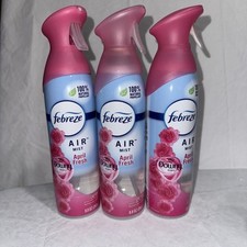 3 Febreze AIR Mist April Fresh Downy 8.8 oz 250gr  100 Natural Propelant