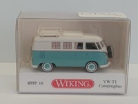 CM326 Wiking 079718 VW Volkswagen T1 Camping Weiß TüRkis Bulli Ovp Neu Camper