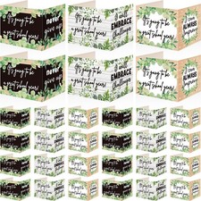 24 Pcs Eucalyptus Privacy Folders Desk Dividers For Students Testing