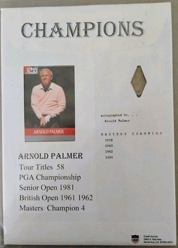 Arnold Palmer Signed AutographEd Worlds Greatest Golfers Commemorative Photo - Picture 3 of 3