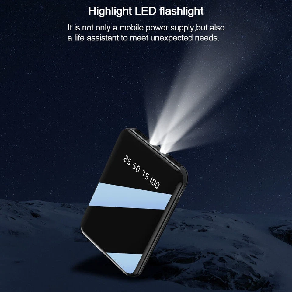 10000mAh Power Bank USB Portable External Battery Backup Charger Fast Charging - Image 4 of 4