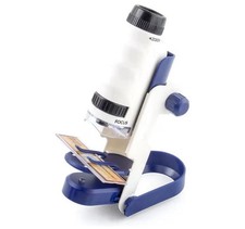 Mini Portable Detachable Microscope Explorer Set 60x-120x W/ Slides Kids Gift