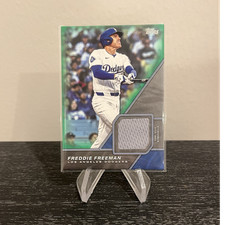 2026 Topps #MLM-FF Freddie Freeman Major League Materials Relics Green #/99