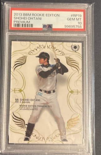 BBM 2013 Rookie Edition Premium Shohei Ohtani Rookie #RP19 /4500 PSA 10