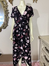 Candies Black Floral Dress