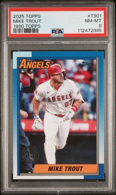 2025 Topps Series 1 - 1990 Topps Baseball Mike Trout #T90-1