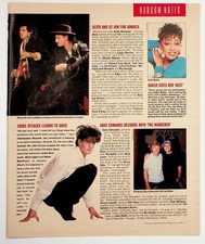 1988 Rolling Stone Magazine Page U2 Keith Richards Anita Baker Dave Edmunds