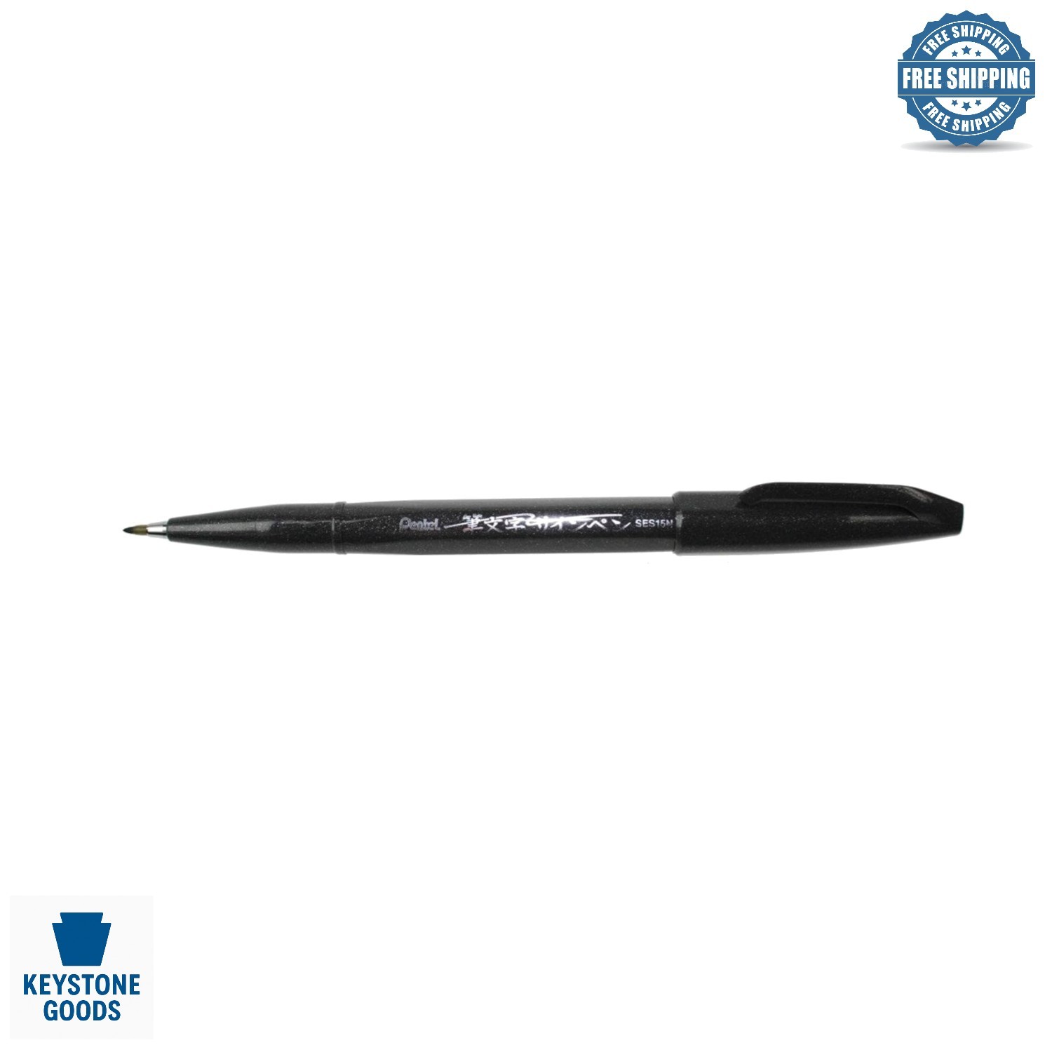 Fude Touch Sign Pen Black - Art & Calligraphy Felt Brush Mar