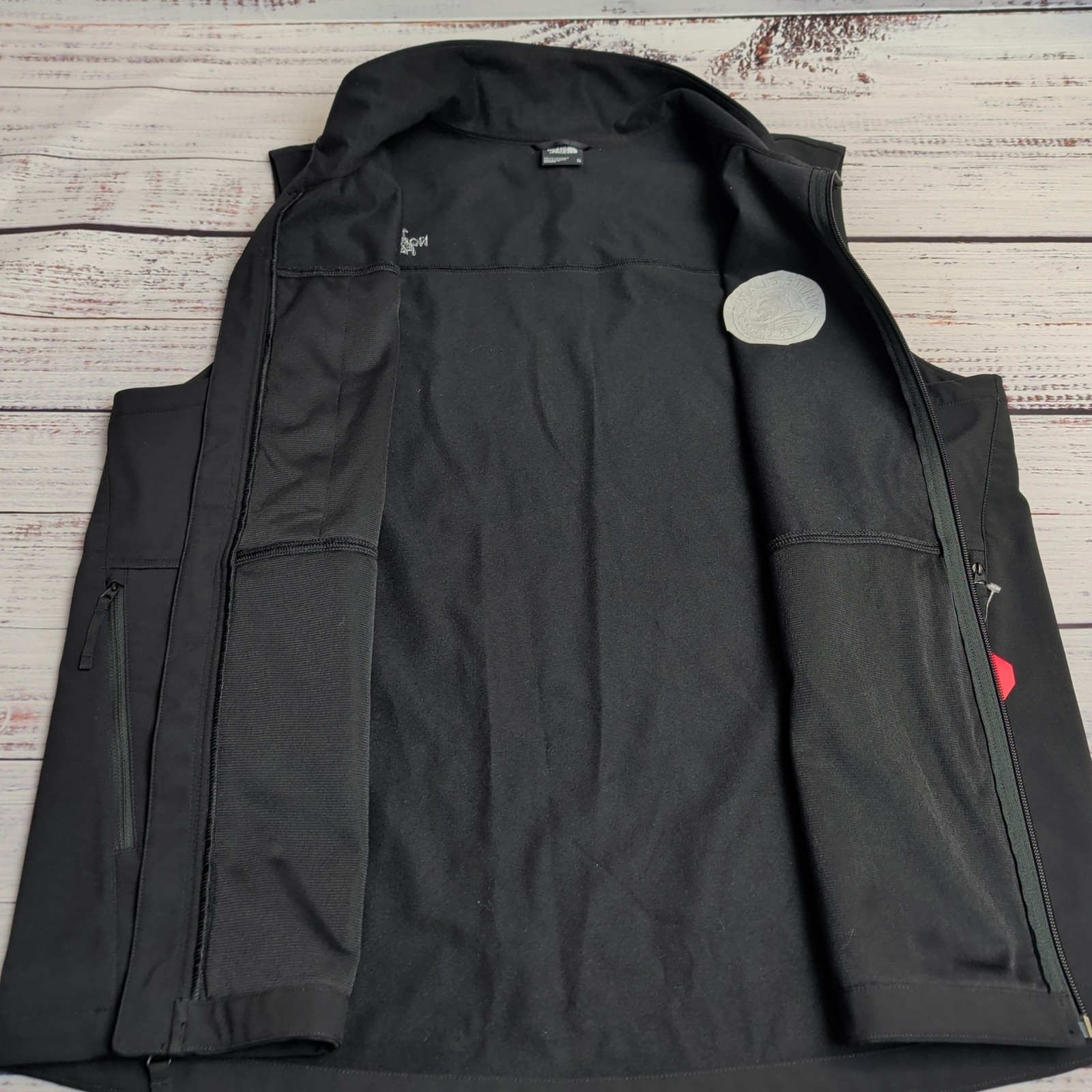 The North Face Castle Rock Softshell Vest Mens XL Black Full Zip Wind NEW W TAGS thumbnail 7